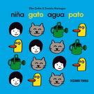 Niña gato agua pato